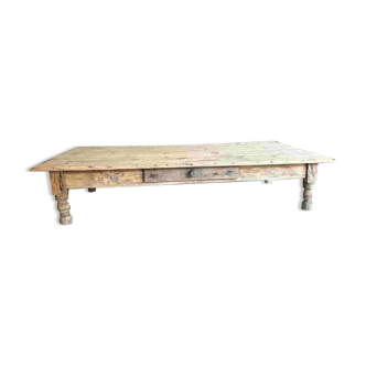 Old large, outdated coffee table