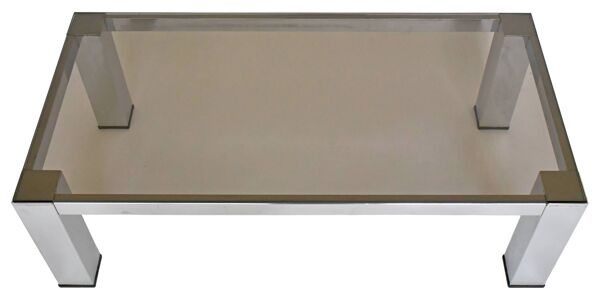 Table basse moderniste attribué à Vittorio Introini pour Saporiti