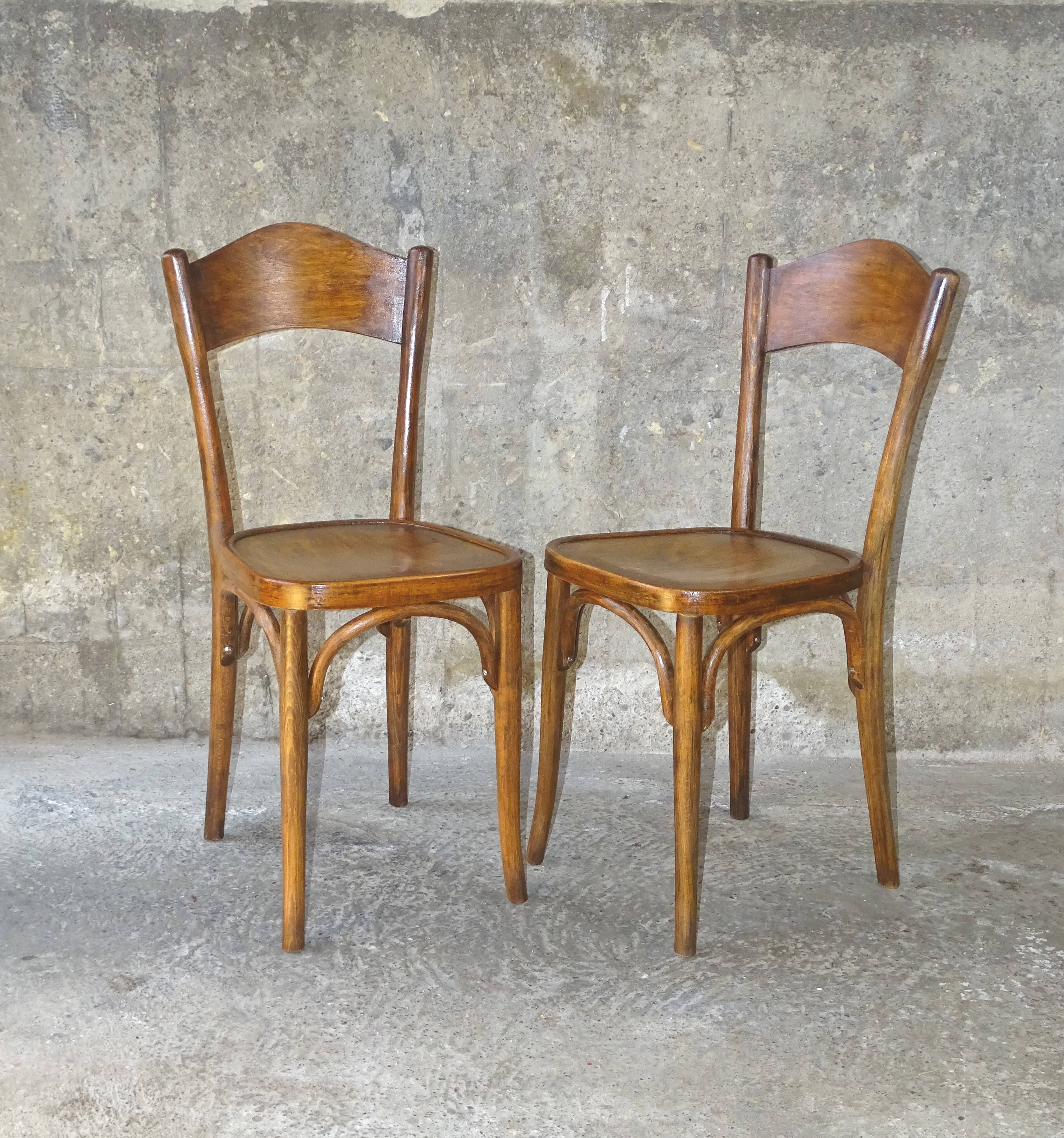 2 chairs bistro Horgen Glarus Switzerland circa 1930