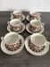 Service 6 tasses vintage Pontesa design pop 70s