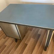 Bureau Strafor bleu & gris