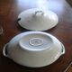 oval soupiere .limoges porcelain. white
