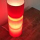 Lampe en verre rouge