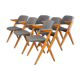 Set of 6 chairs designed by Bengt Ruda for NK