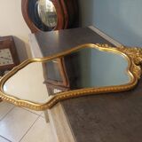 Baroque mirror in gilded wood