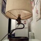 Lamp in wrought iron