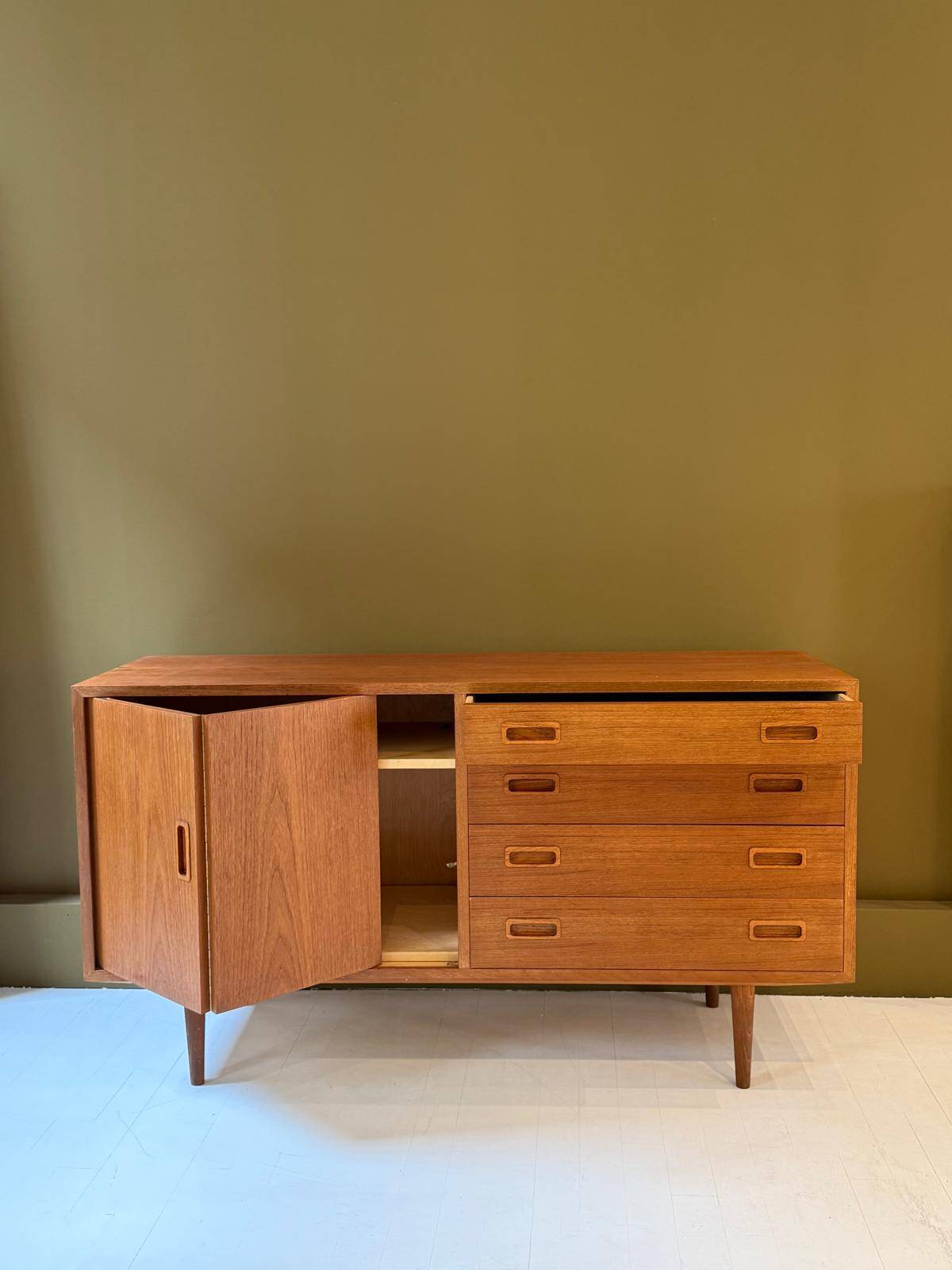 Enfilade scandinave en teck, Danemark 1970