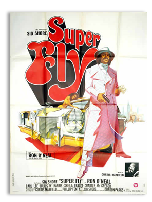 Affcihe cinéma originale de 1972.Super