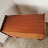 Vintage compass foot chest of drawers