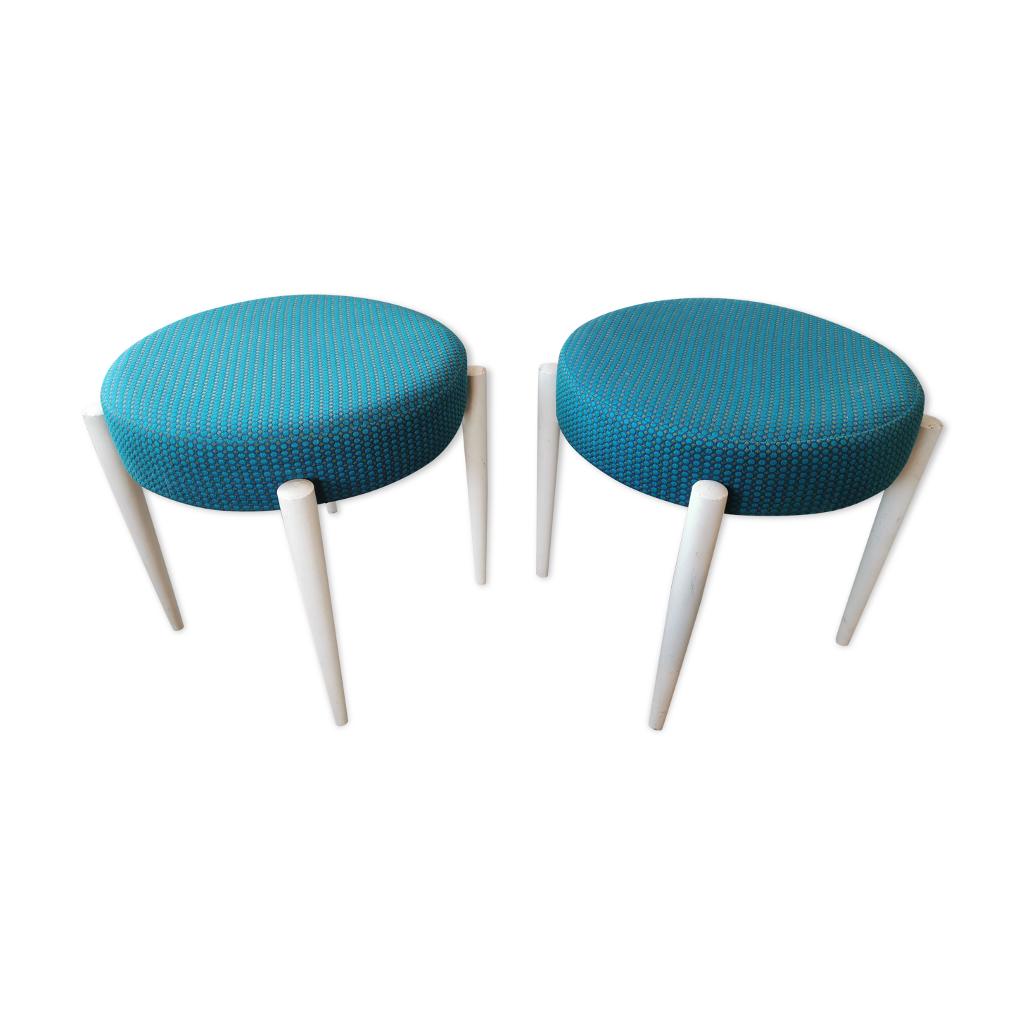 Pair of Scandinavian stools 1960 /70