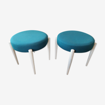 Pair of Scandinavian stools 1960 /70