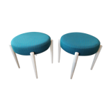 Pair of Scandinavian stools 1960 /70