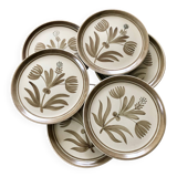 Longchamp stoneware dessert plates