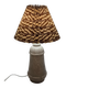 Rare Swedish decorative table lamp by Whiting, in white glazed ceramic, by Maggie Wibom.