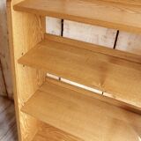 Slanted Oak Bookshelf