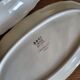 Limoges Bernardaud. Set of 2 porcelain dishes.