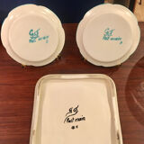 Ceramic trifle by Gabriel Fourmaintraux 1960s