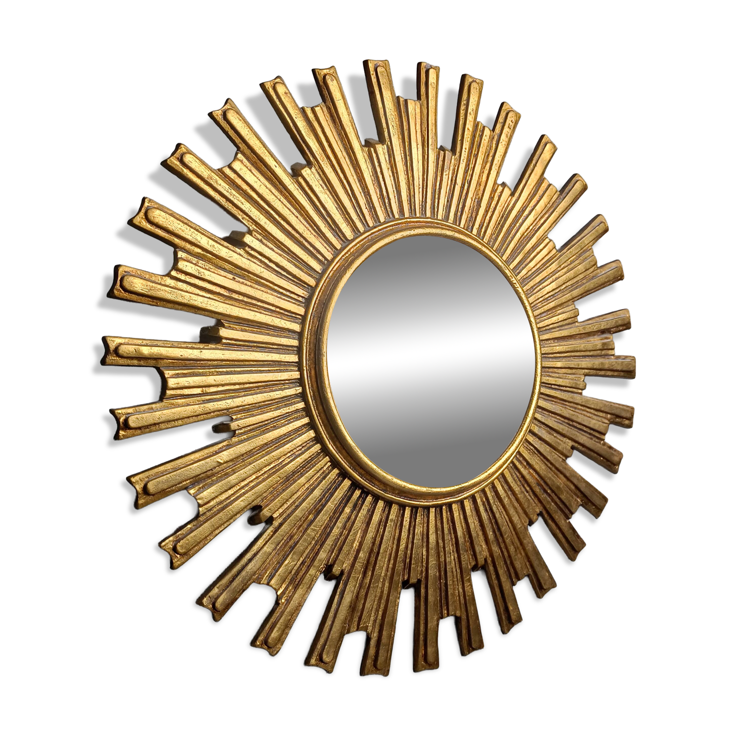 Vintage sunburst mirror, 1960s