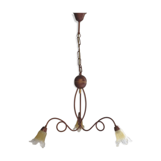 Vintage 3-arm chandelier