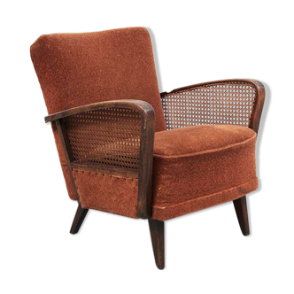 Art deco camel chair
