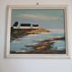 Painting by hand view Marine signed