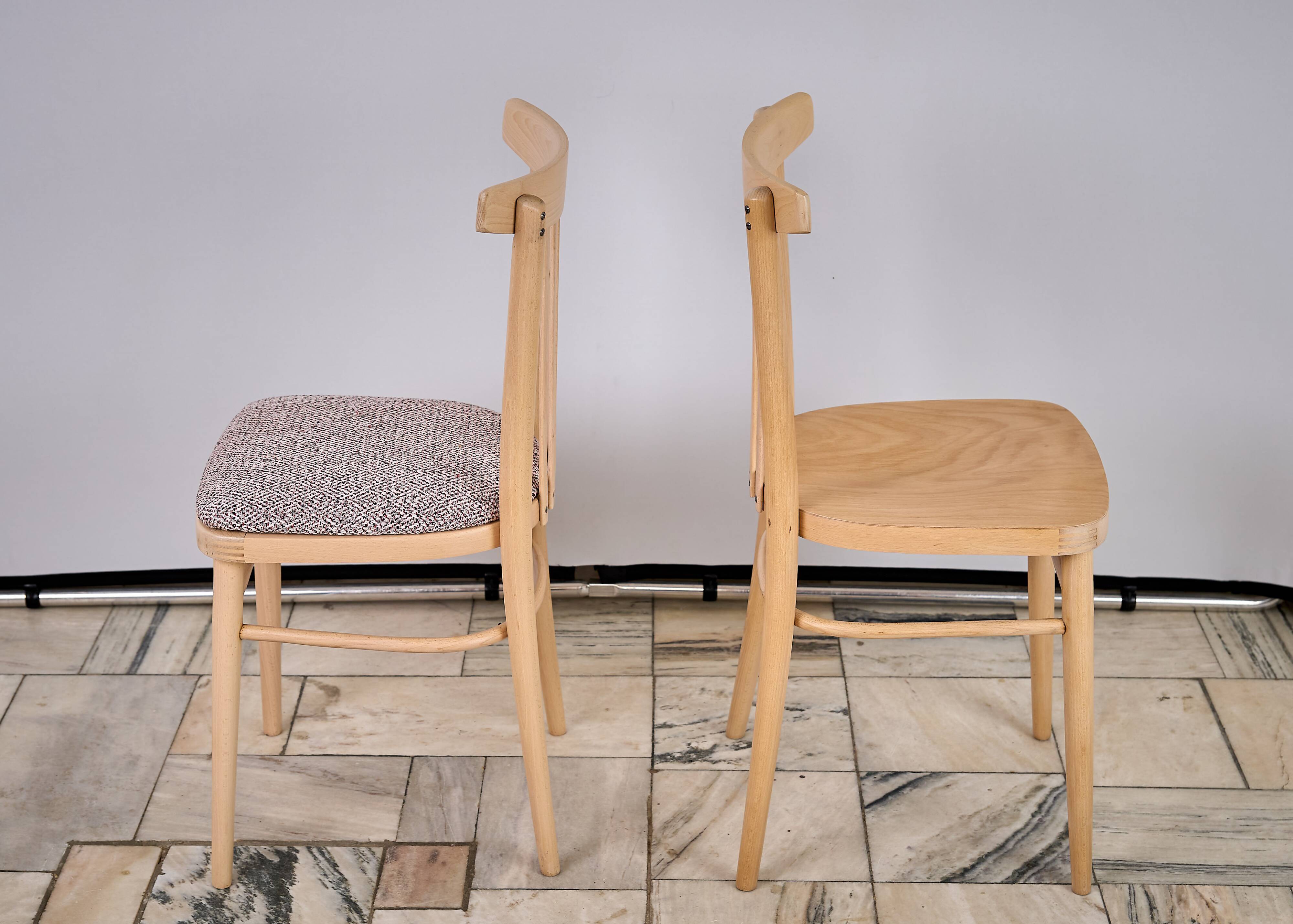 Pair of TON chairs, Czechoslovakia, 1960s, VINTAGE