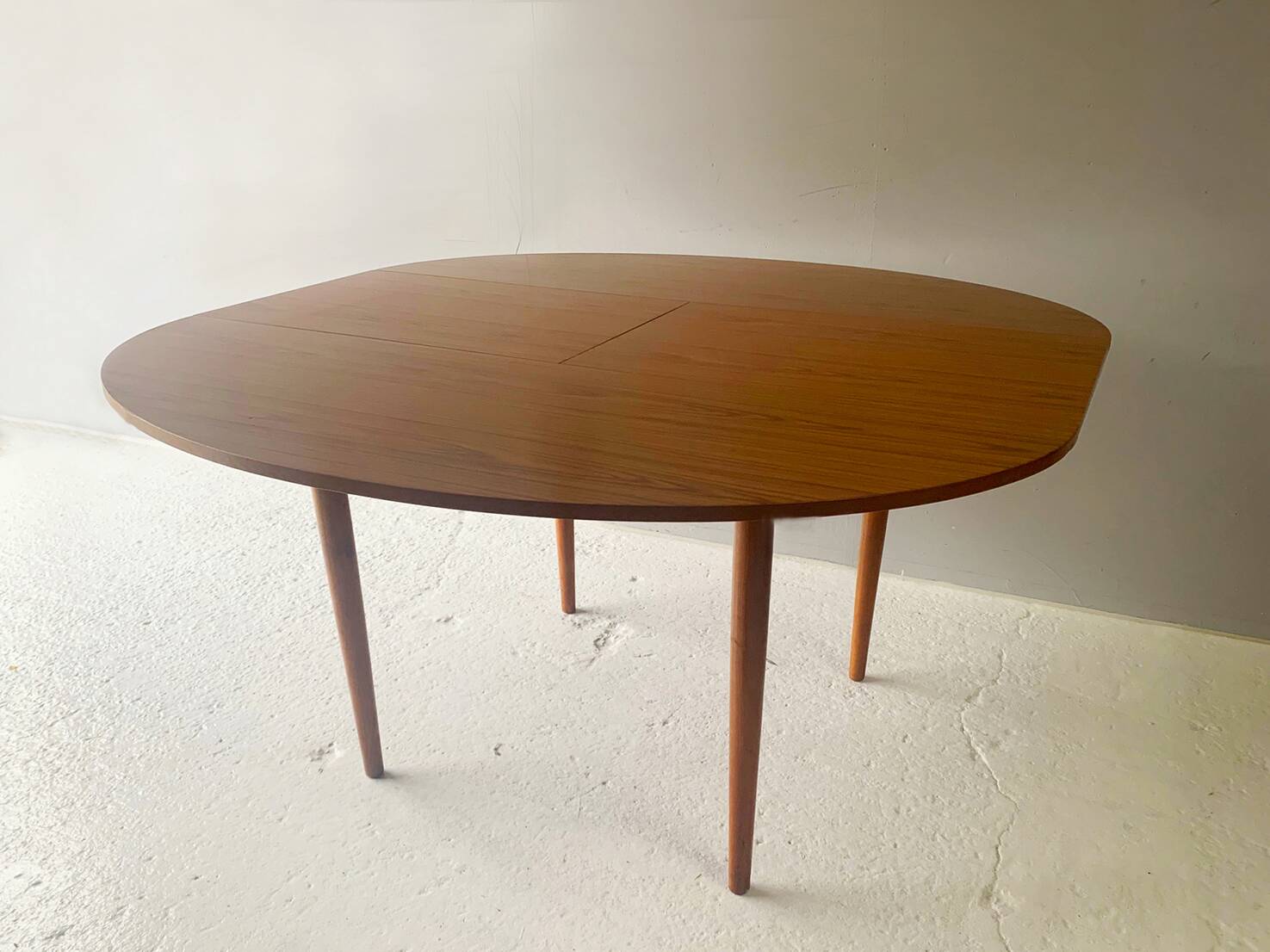 Table à manger extensible moderne du milieu du siècle des années 1960 par Schrieber