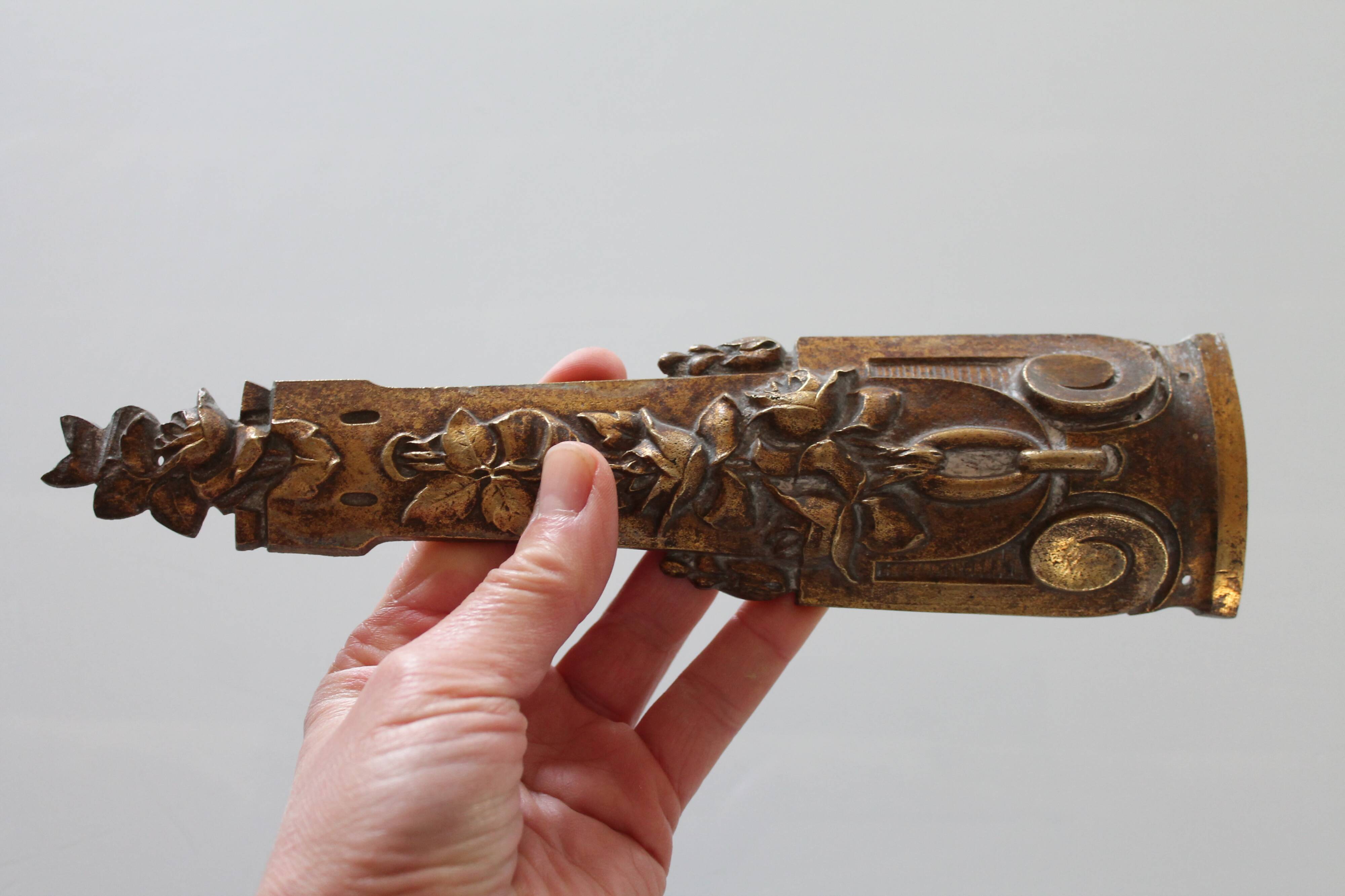 Antique French hardware, bronze ornaments