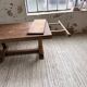 Table de repas chêne 1940 Dudouyt 240cm