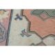 1970s Vintage Turkish Oushak Handmade Wool Cotton Orange Pink Rug  81x270