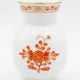 Baluster vase in red by Meissen, 1960
