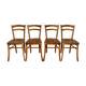 4 chaises bistrot vintage