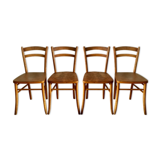 4 vintage bistro chairs