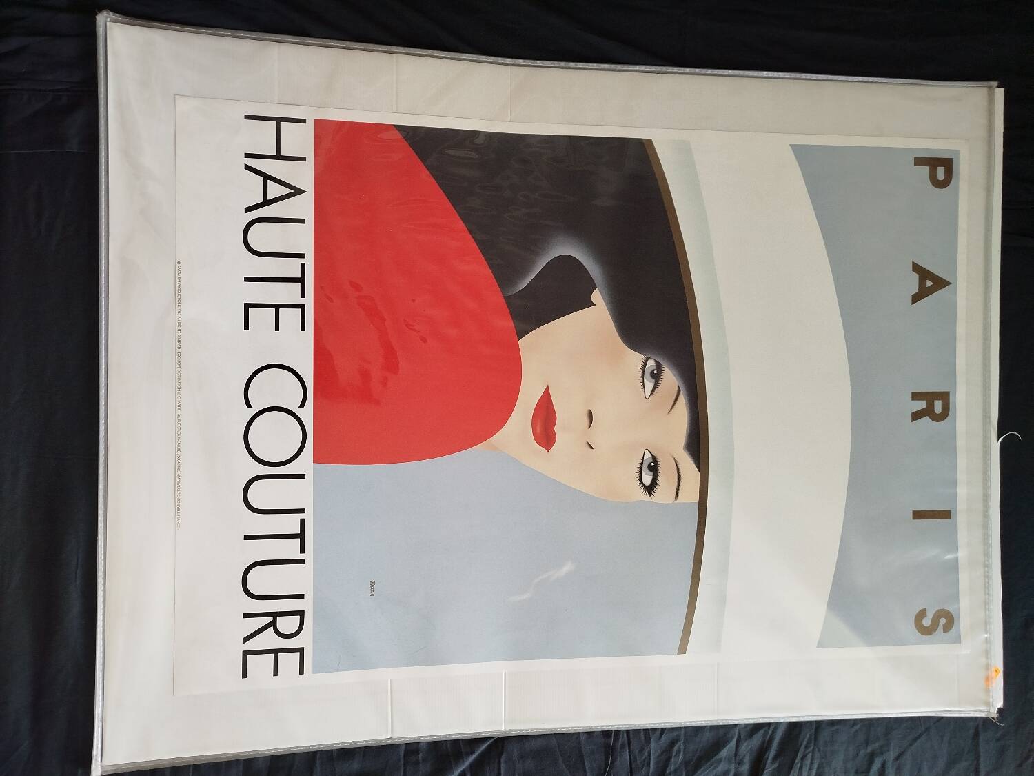 Paris Haute Couture Poster - Raid 1983