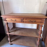 Vintage shelf with marble