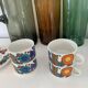 4 coffee cups Villeroy & Boch Acapulco + saucers Year 70