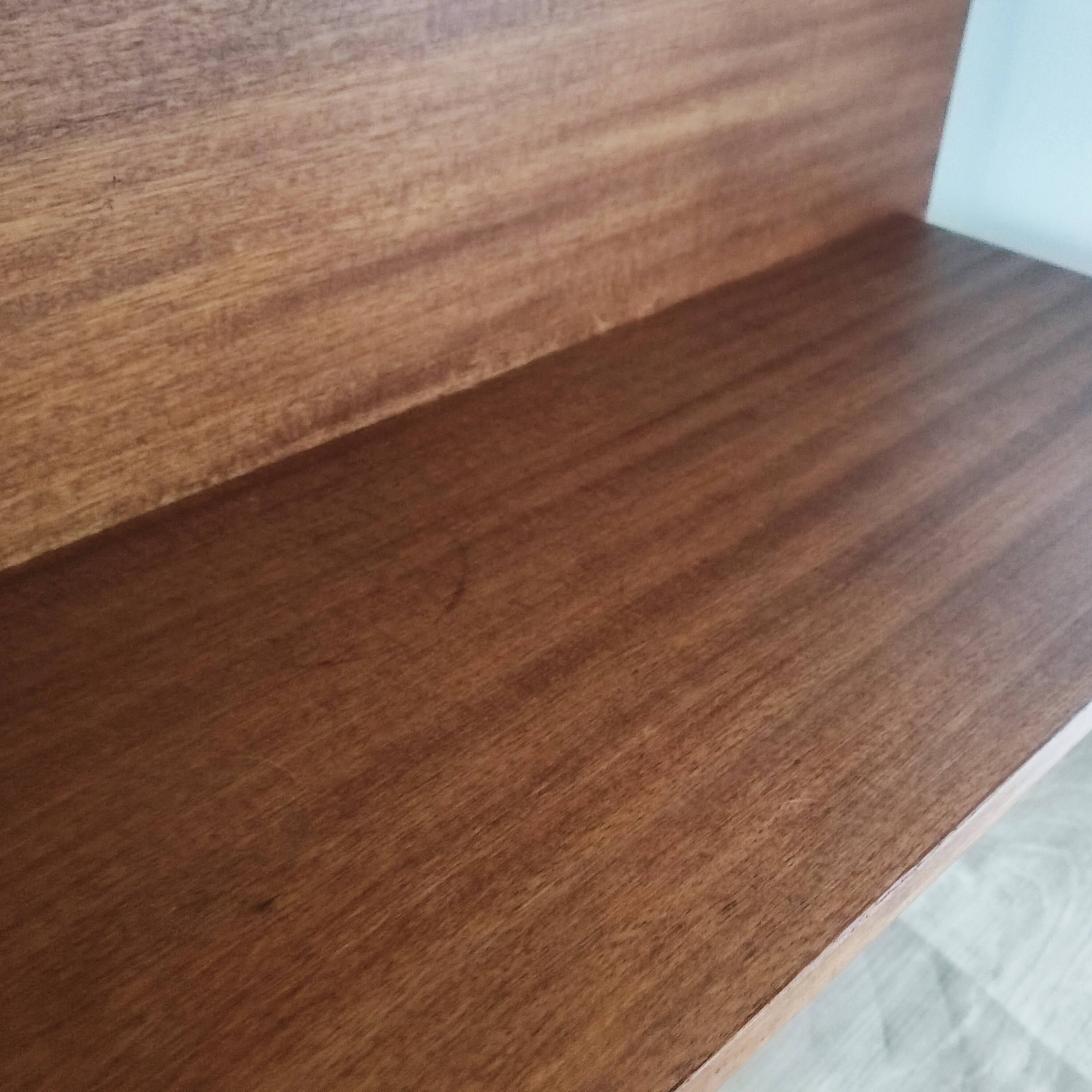 60s wall bookcase shelf