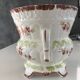 Rosario flowered earthenware majolica planter