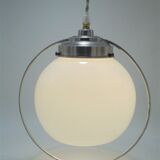 Opaline globe suspension