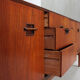 Enfilade anglaise en teck marque Nathan 1960