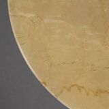 Table d'appoint Tulipe en marbre Botticino par Eero Saarinen pour Knoll Int.