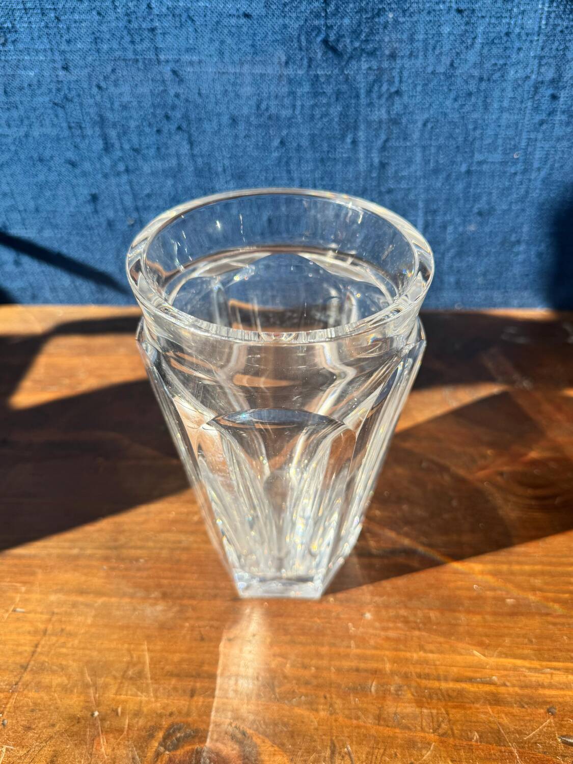 Baccarat 59's crystal vase / Antique "Nelly Harcourt" model. 16 cm