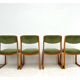Set of 4 Self sled chairs