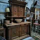 2 body sideboard in solid oak circa 1880