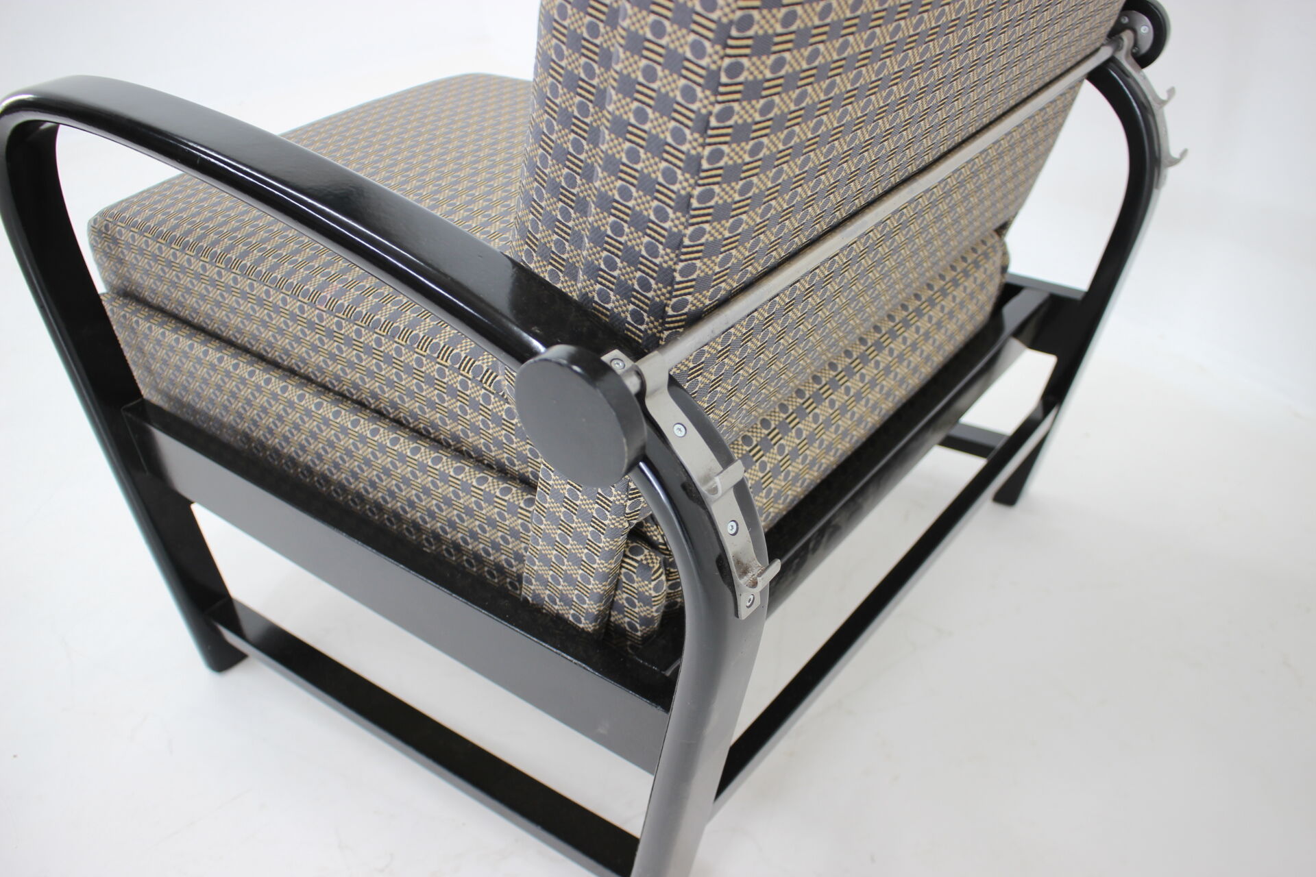 1940s Kropacek Kozelka Adjustable Armchair, Czechoslovakia