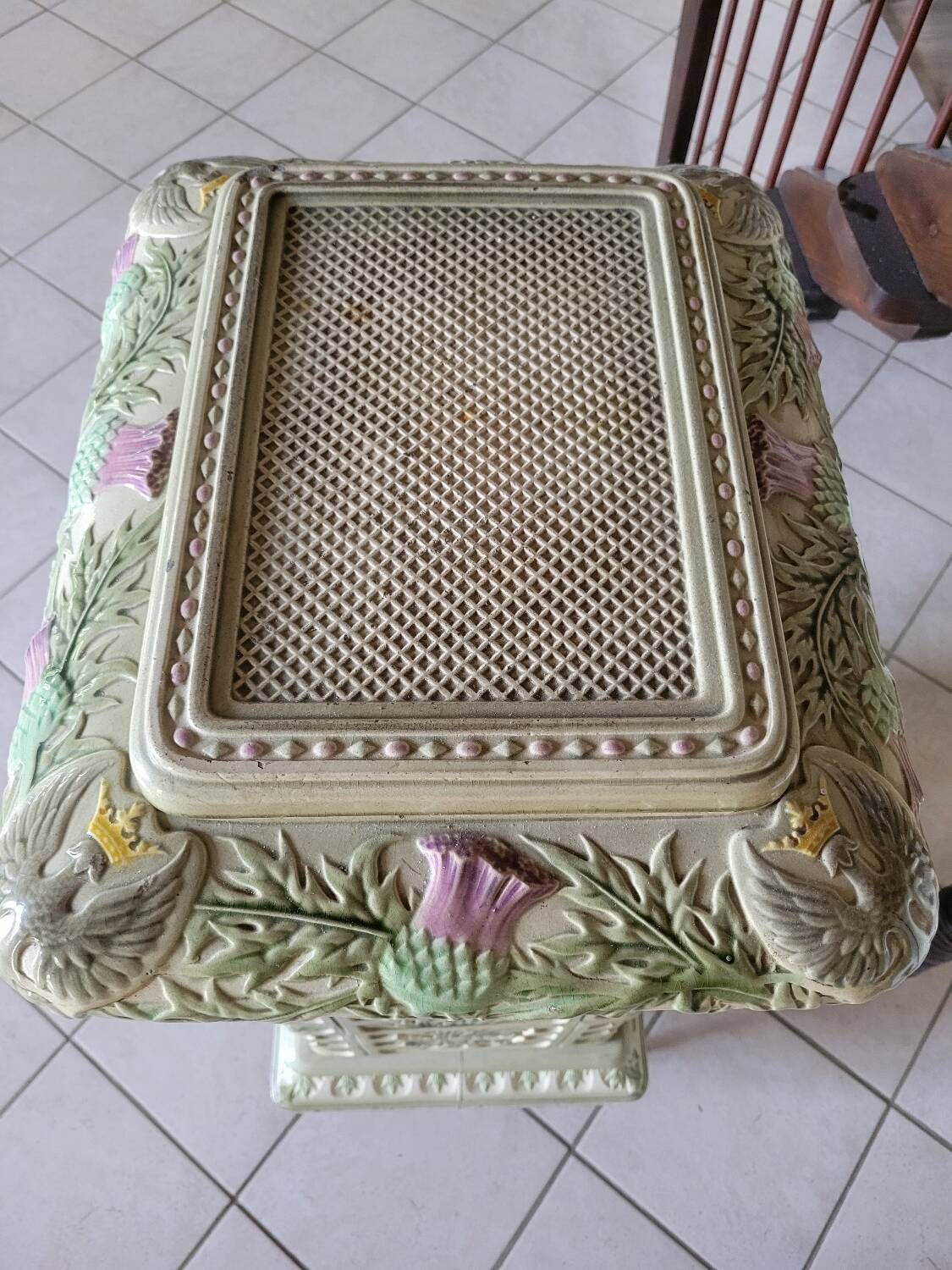 Ceramic wood stove