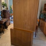 Library vintage teak showcase 1960
