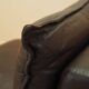 Brown leather armchair, Italian design, 1960s, production: Italy