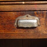 Office furniture, old glove maker's table.