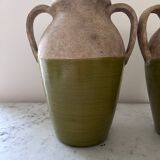 Pair of two-coloured jars